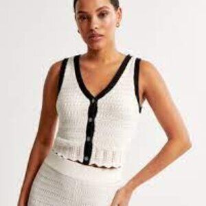 A&F Crochet Vest